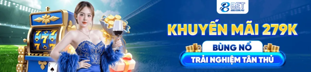 Sân vận động với ánh đèn rực rỡ và logo okfun nhà cái, tượng trưng cho cá cược thể thao sôi động.